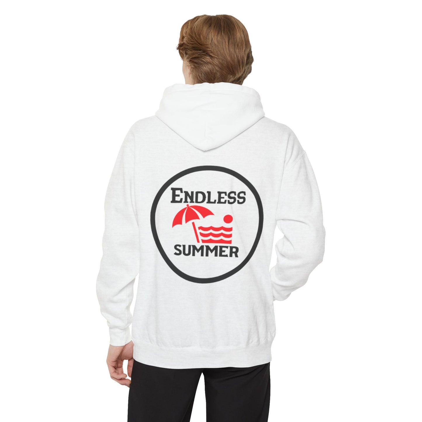 Endless Summer Unisex Garment-Dyed Hoodie - Cozy Beach Vibes