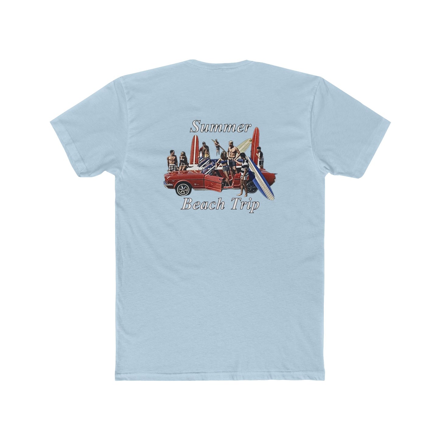 Summer Beach Trip Unisex Cotton Crew Tee