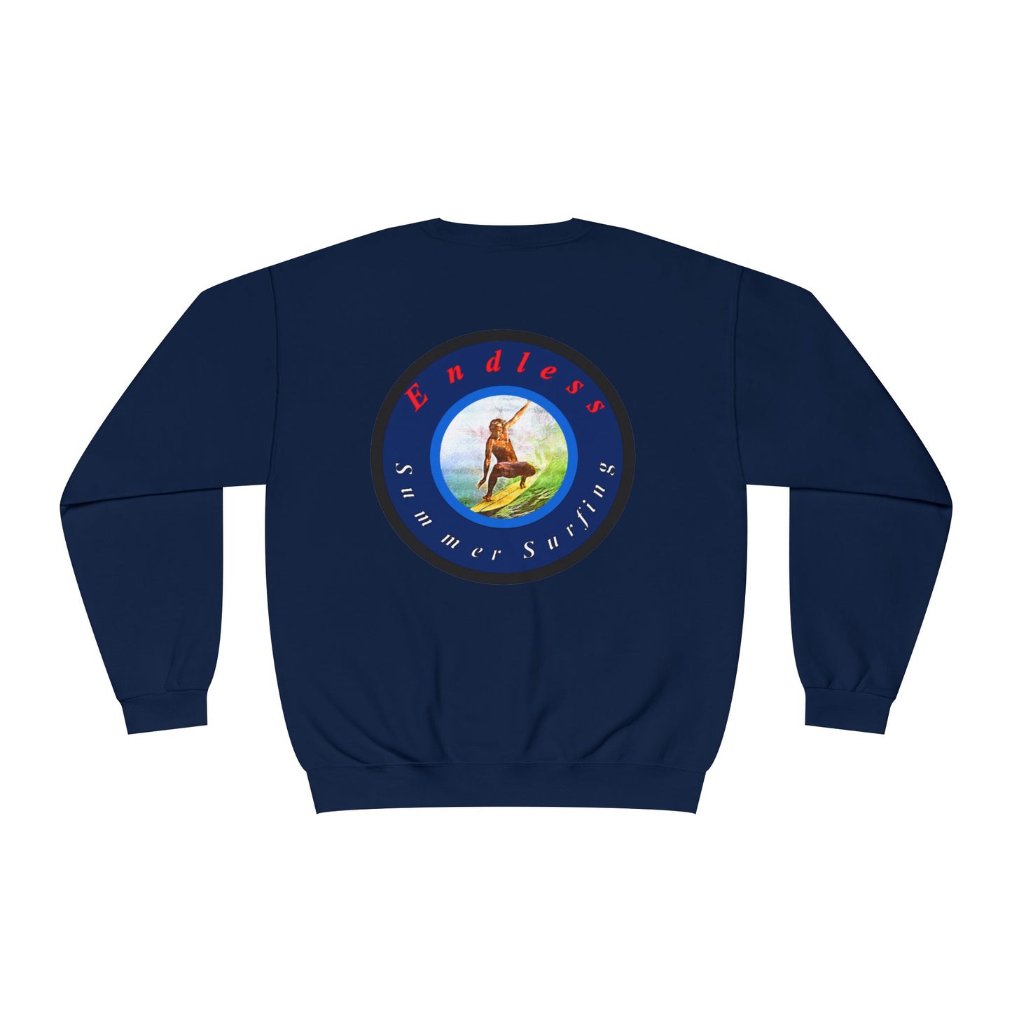 Endless Summer Surfing Crewneck Sweatshirt - Unisex Warmth for Surf Lovers
