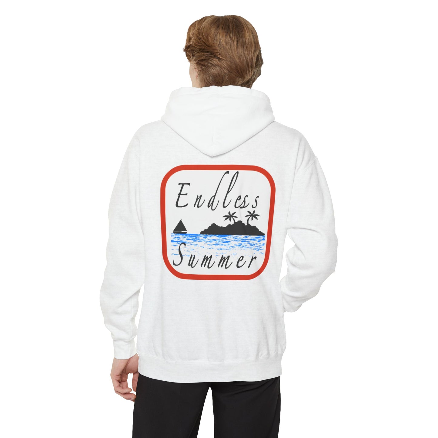 Endless Summer Hoodie - Unisex Garment-Dyed Apparel for Vacation Vibes