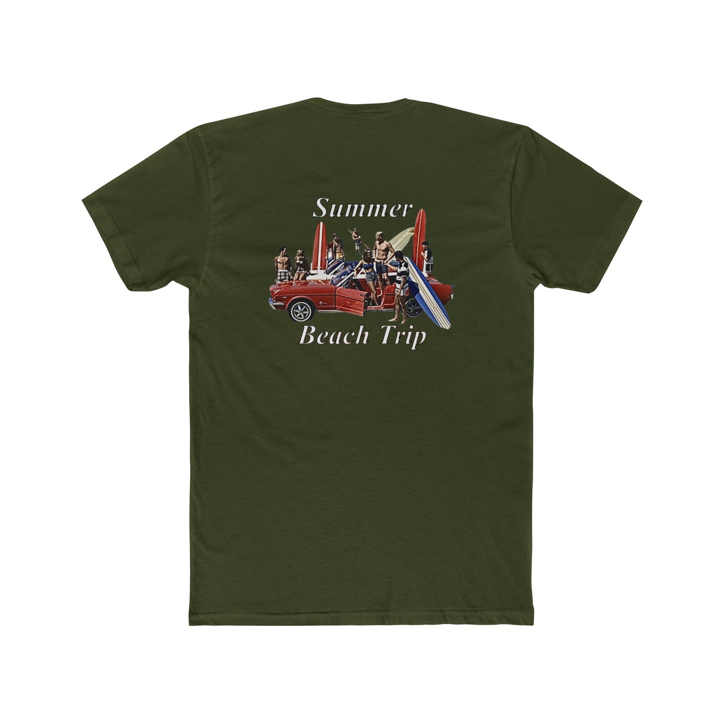 Summer Beach Trip Unisex Cotton Crew Tee
