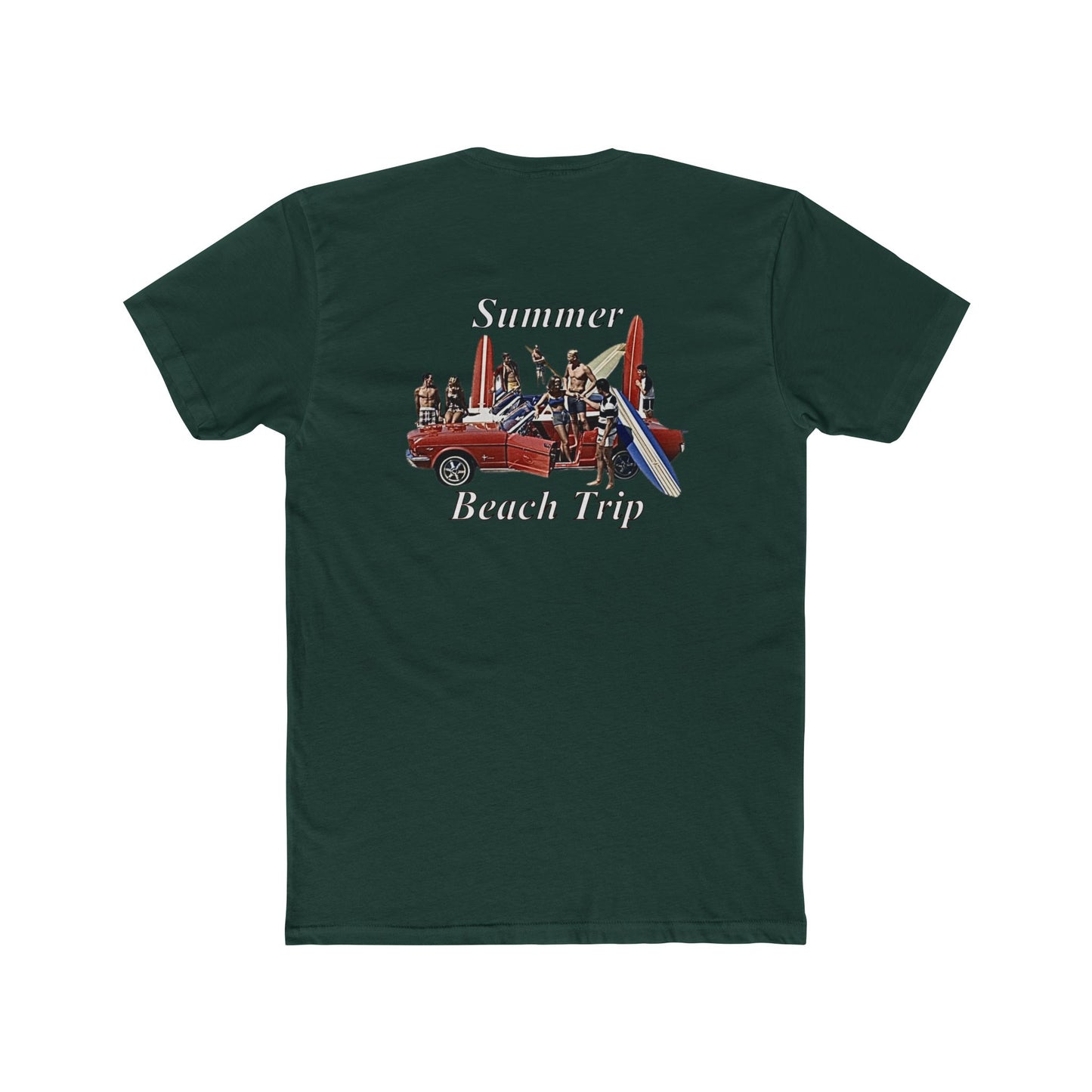 Summer Beach Trip Unisex Cotton Crew Tee