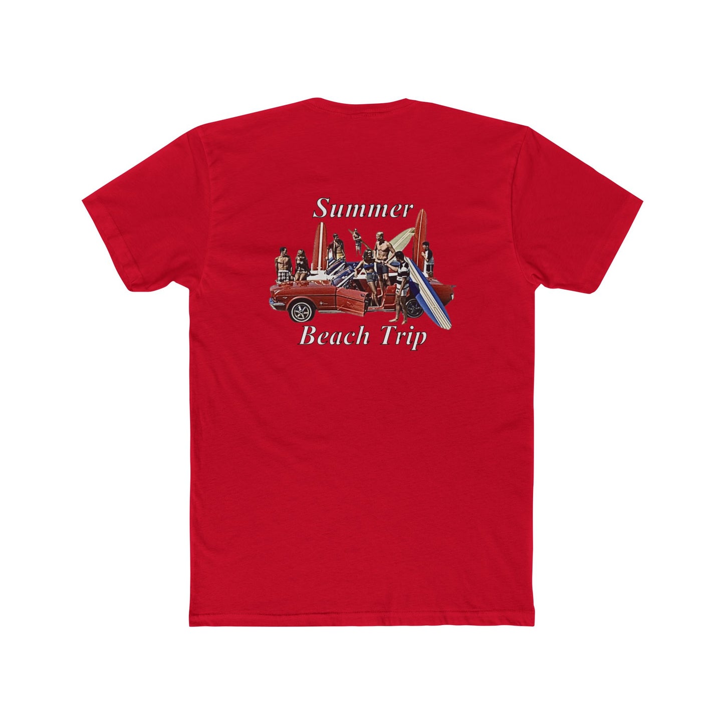 Summer Beach Trip Unisex Cotton Crew Tee