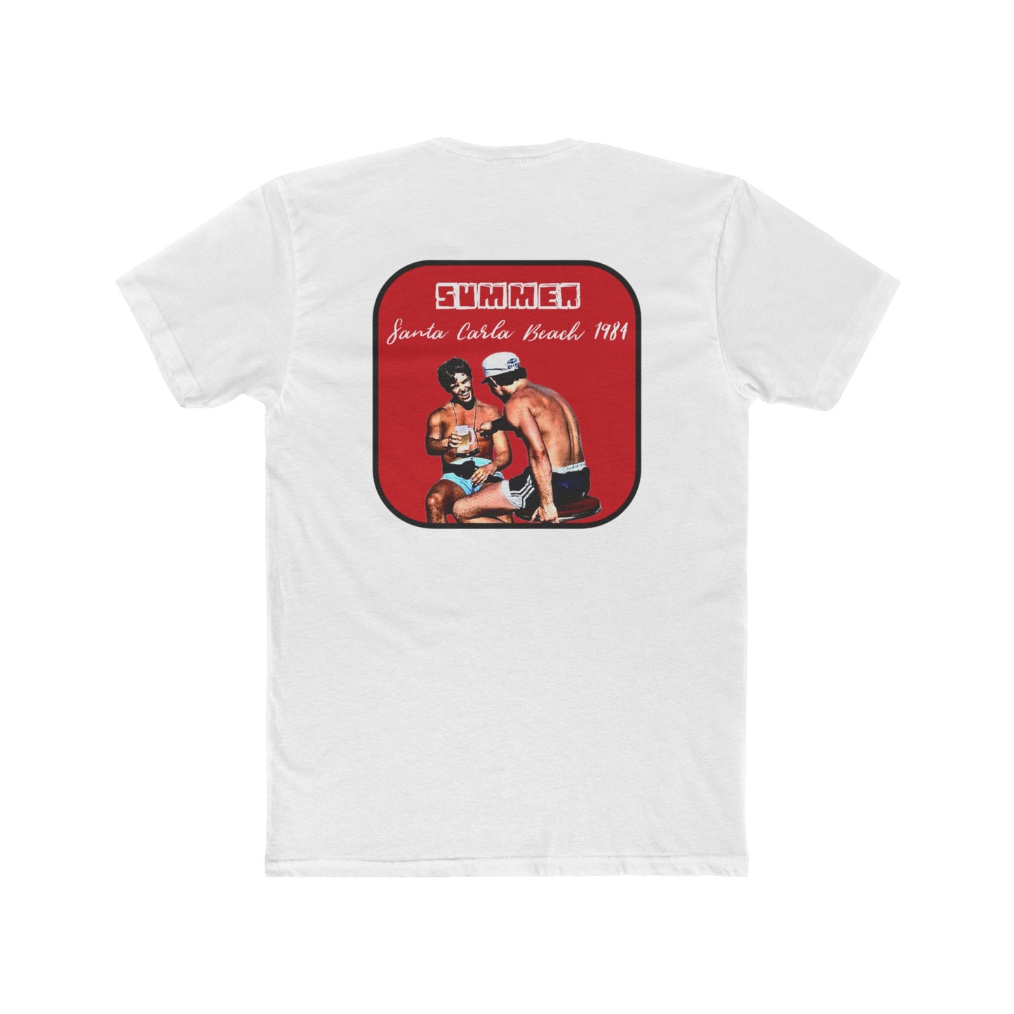 Retro Summer Santa Carla Beach Unisex Cotton Crew Tee