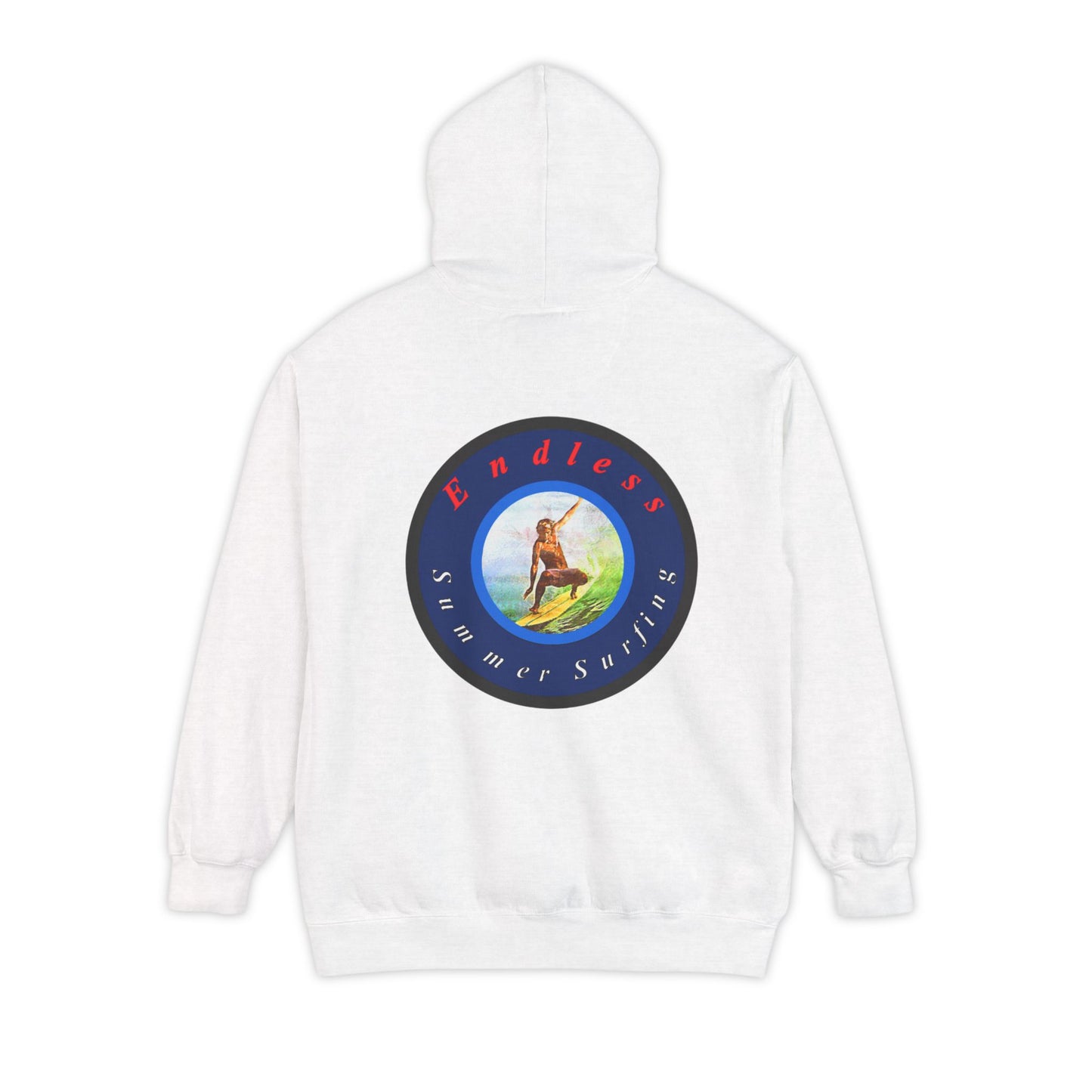 Endless Summer Surf Unisex Hoodie - Garment-Dyed for Comfort
