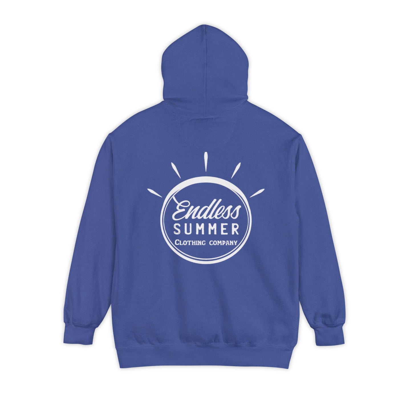 Endless Summer Unisex Hoodie - Comfortable Garment-Dyed Pullover for Relaxed Vibes