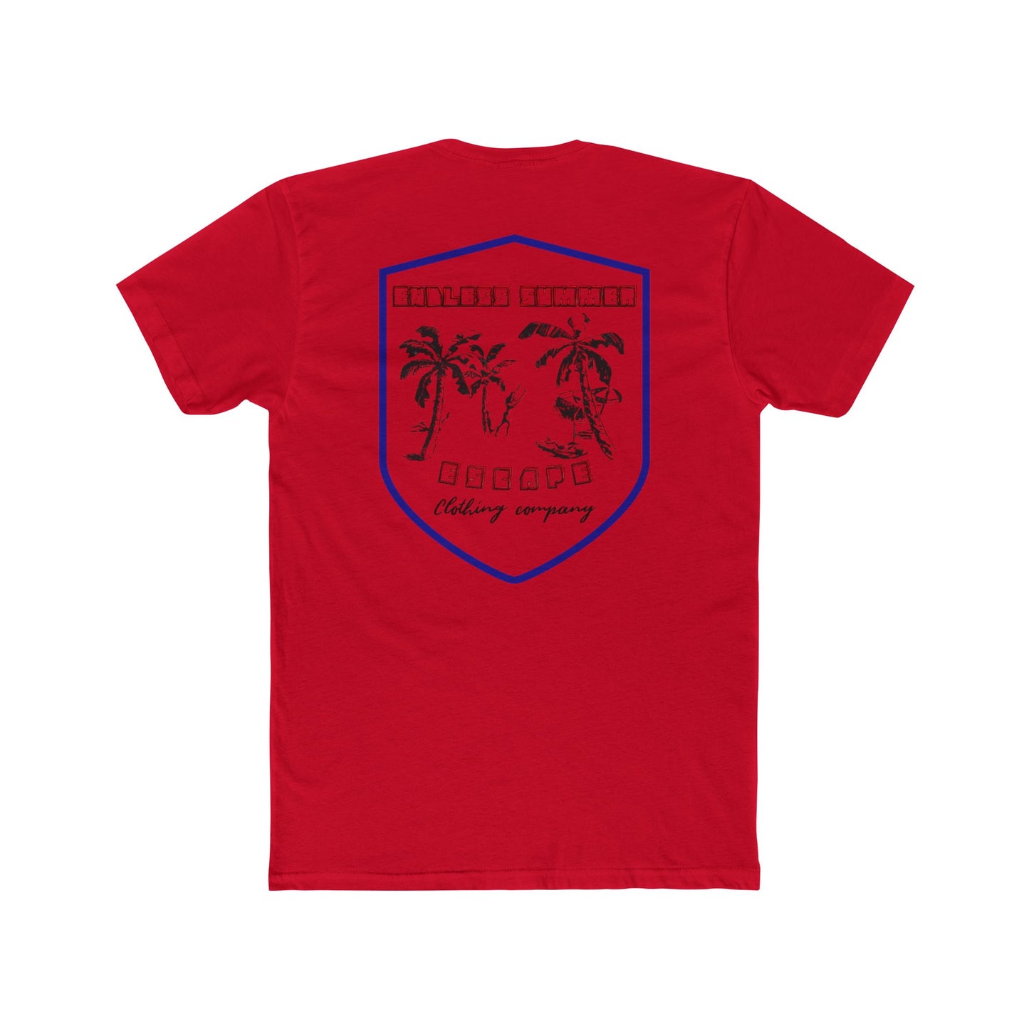 Endless Summer Unisex Cotton Crew Tee - Vacation Vibes Tee