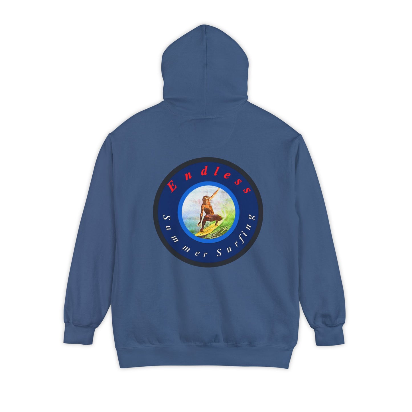 Endless Summer Surf Unisex Hoodie - Garment-Dyed for Comfort