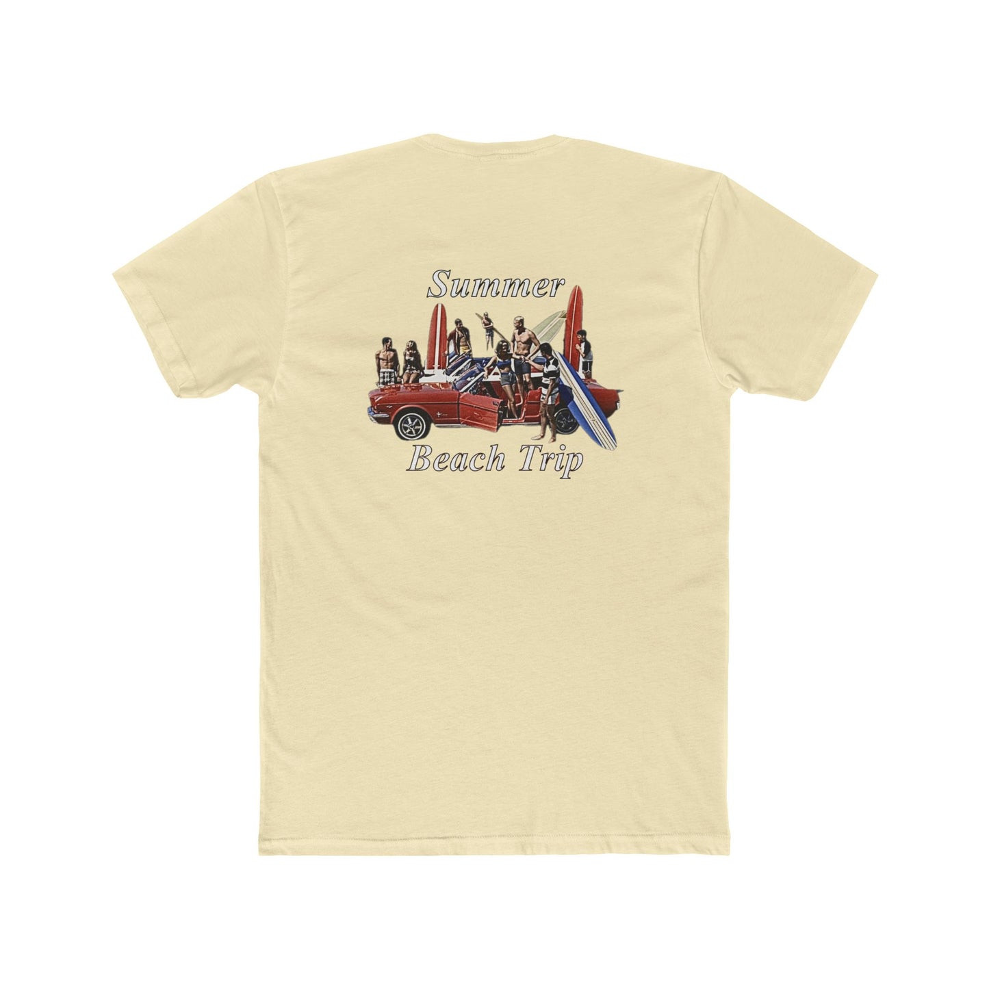 Summer Beach Trip Unisex Cotton Crew Tee