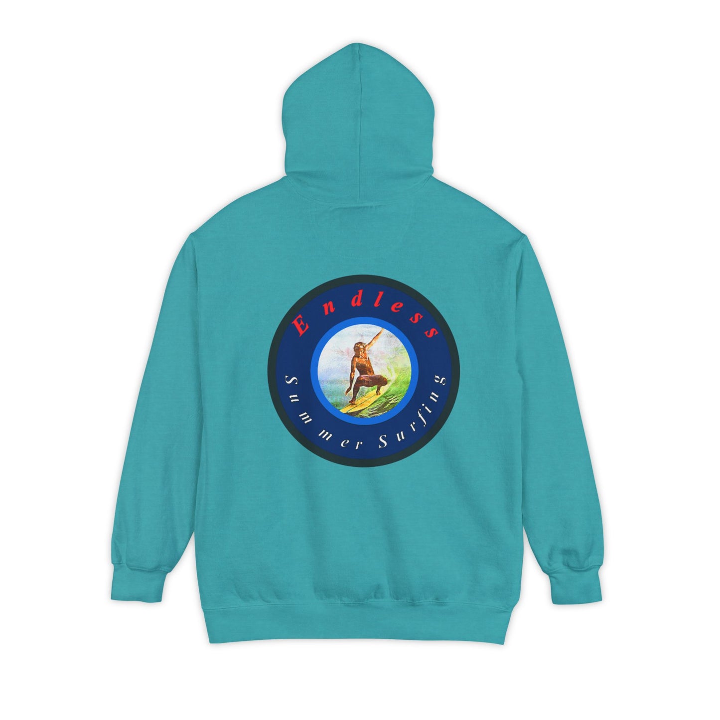 Endless Summer Surf Unisex Hoodie - Garment-Dyed for Comfort