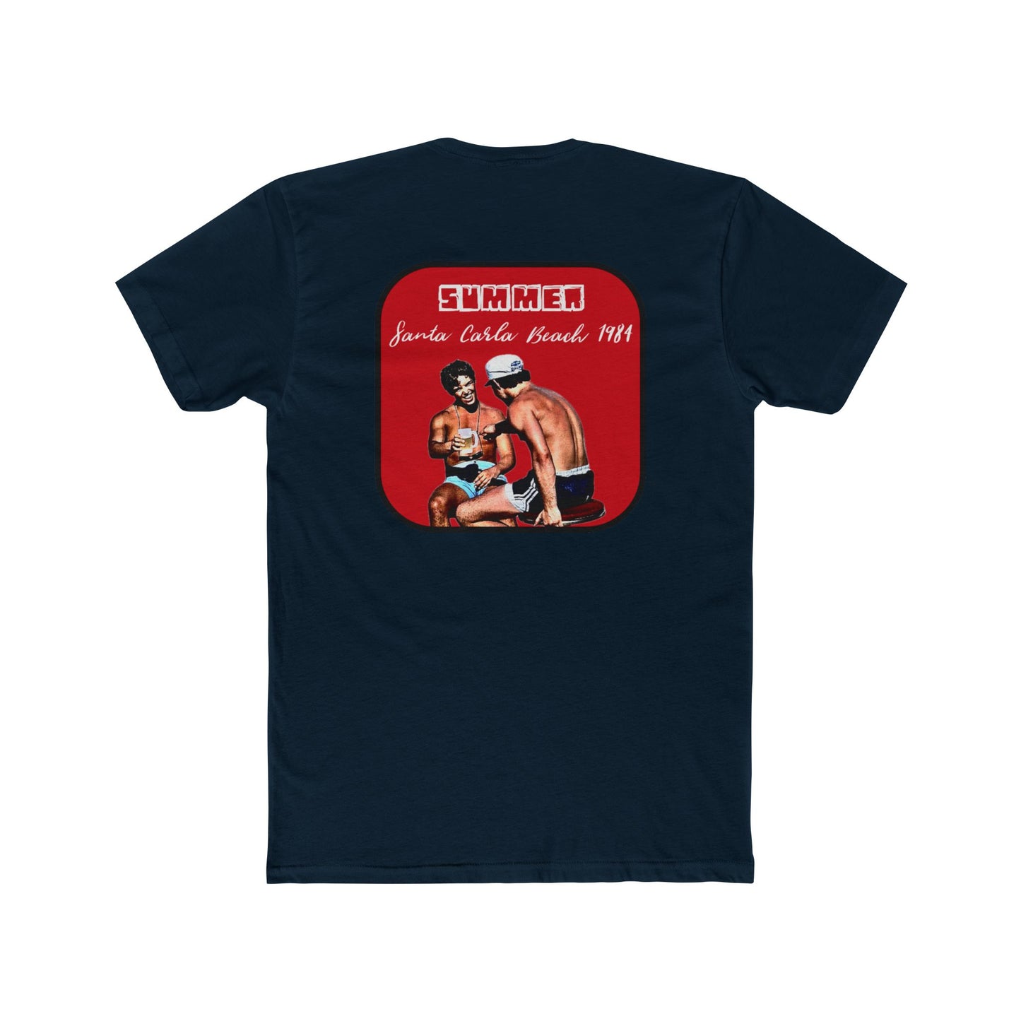 Retro Summer Santa Carla Beach Unisex Cotton Crew Tee