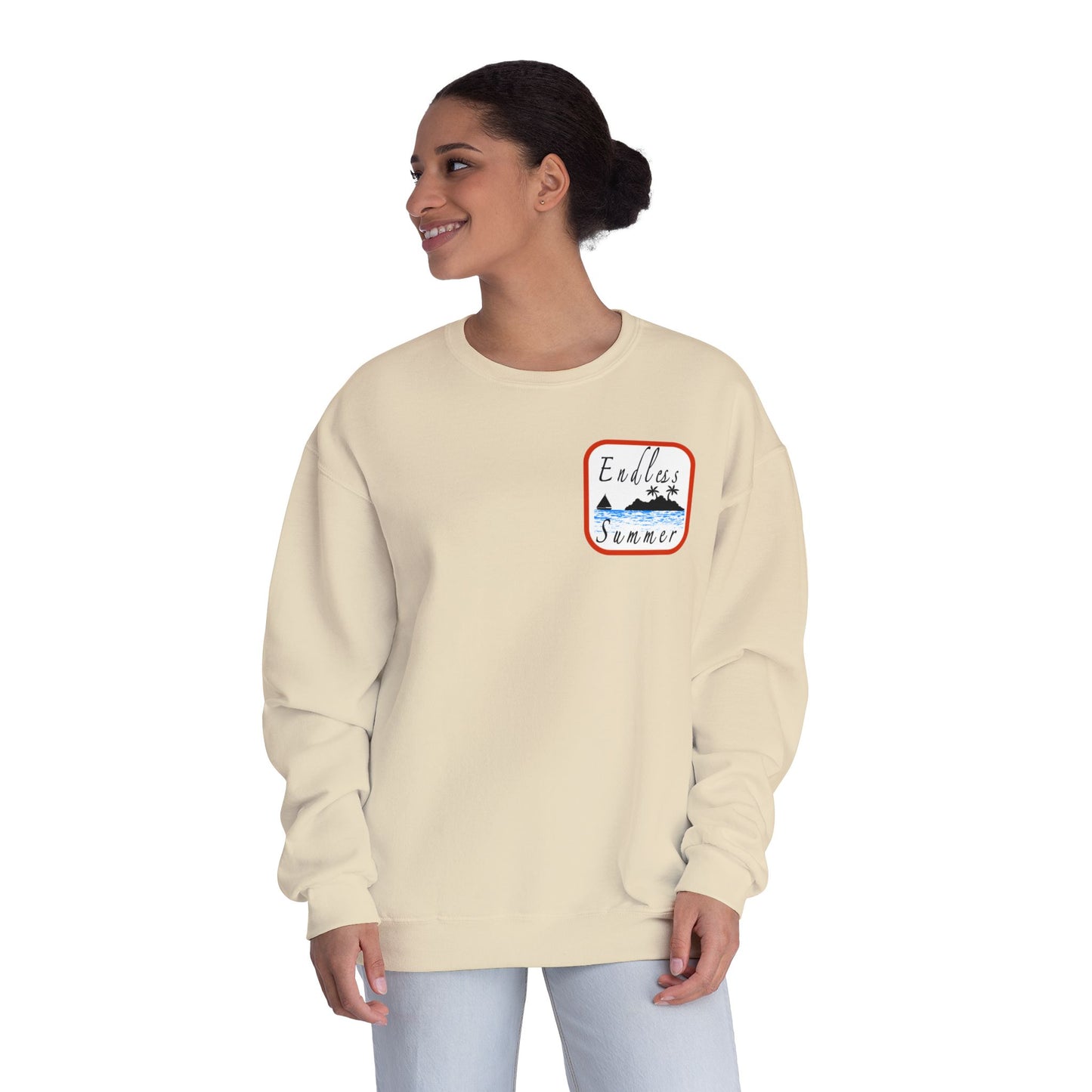 Endless Summer Unisex Crewneck Sweatshirt - Perfect for Beach Lovers and Casual Outings