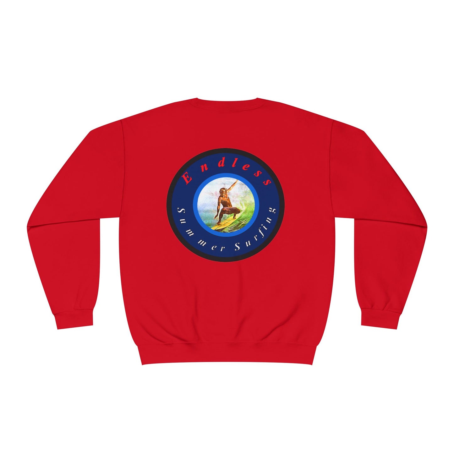 Endless Summer Surfing Crewneck Sweatshirt - Unisex Warmth for Surf Lovers
