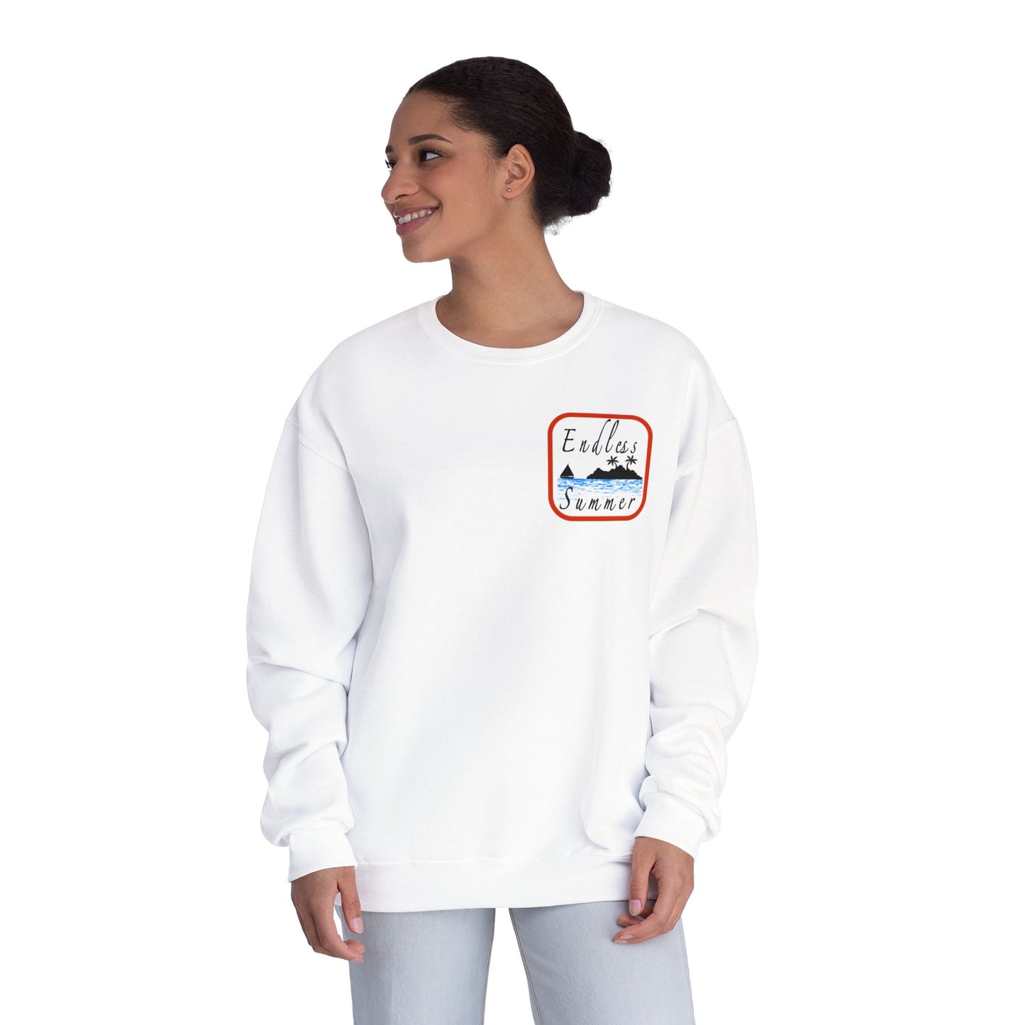 Endless Summer Unisex Crewneck Sweatshirt - Perfect for Beach Lovers and Casual Outings