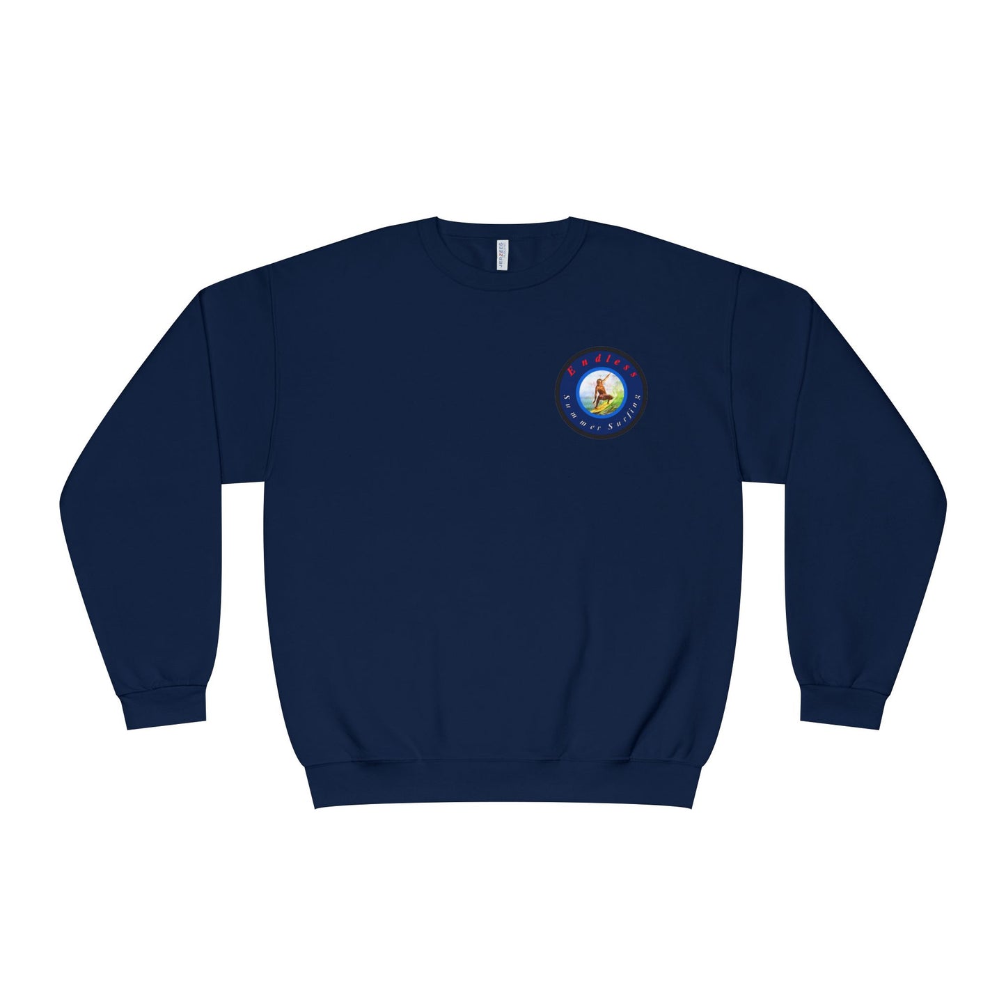 Endless Summer Surfing Crewneck Sweatshirt - Unisex Warmth for Surf Lovers