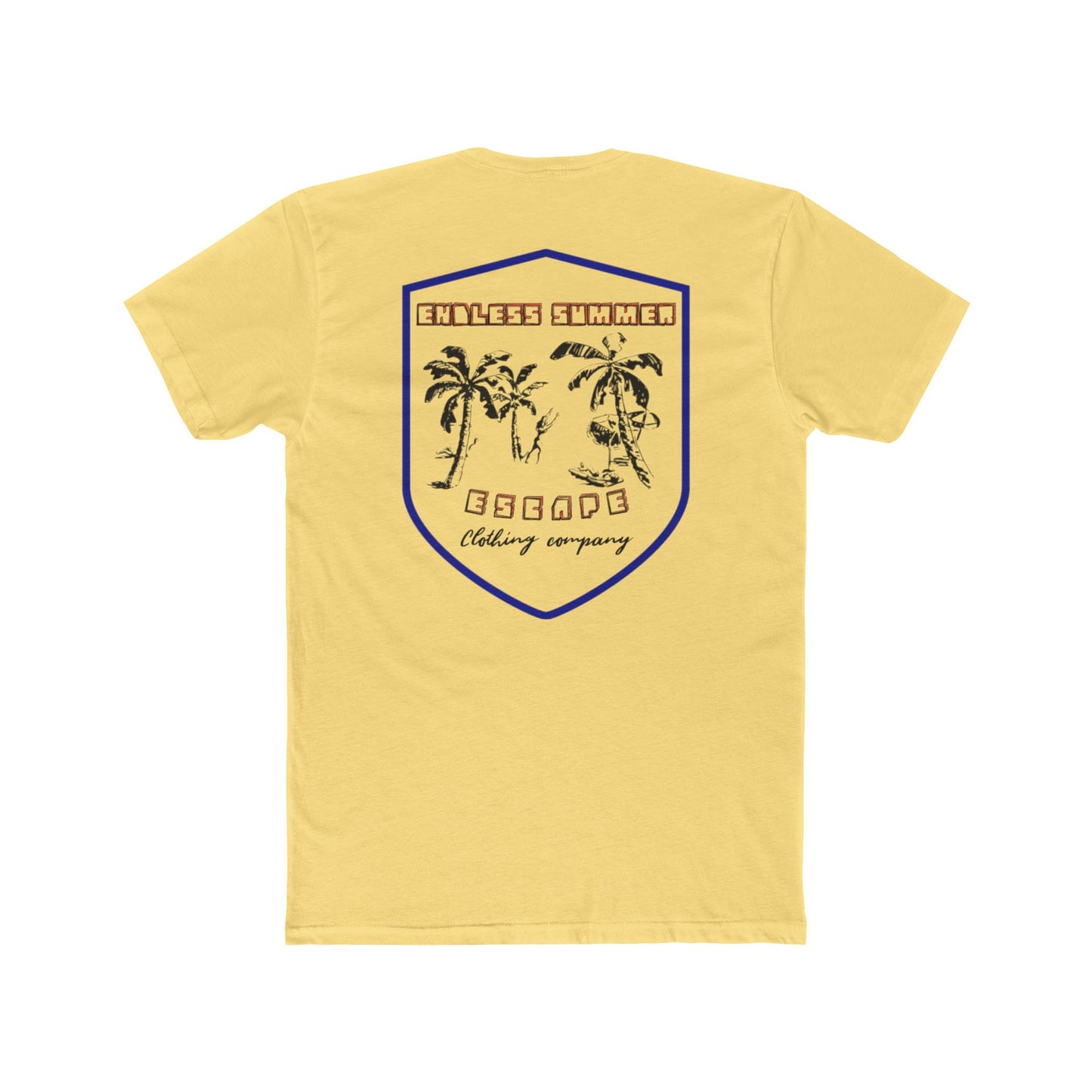Endless Summer Unisex Cotton Crew Tee - Vacation Vibes Tee
