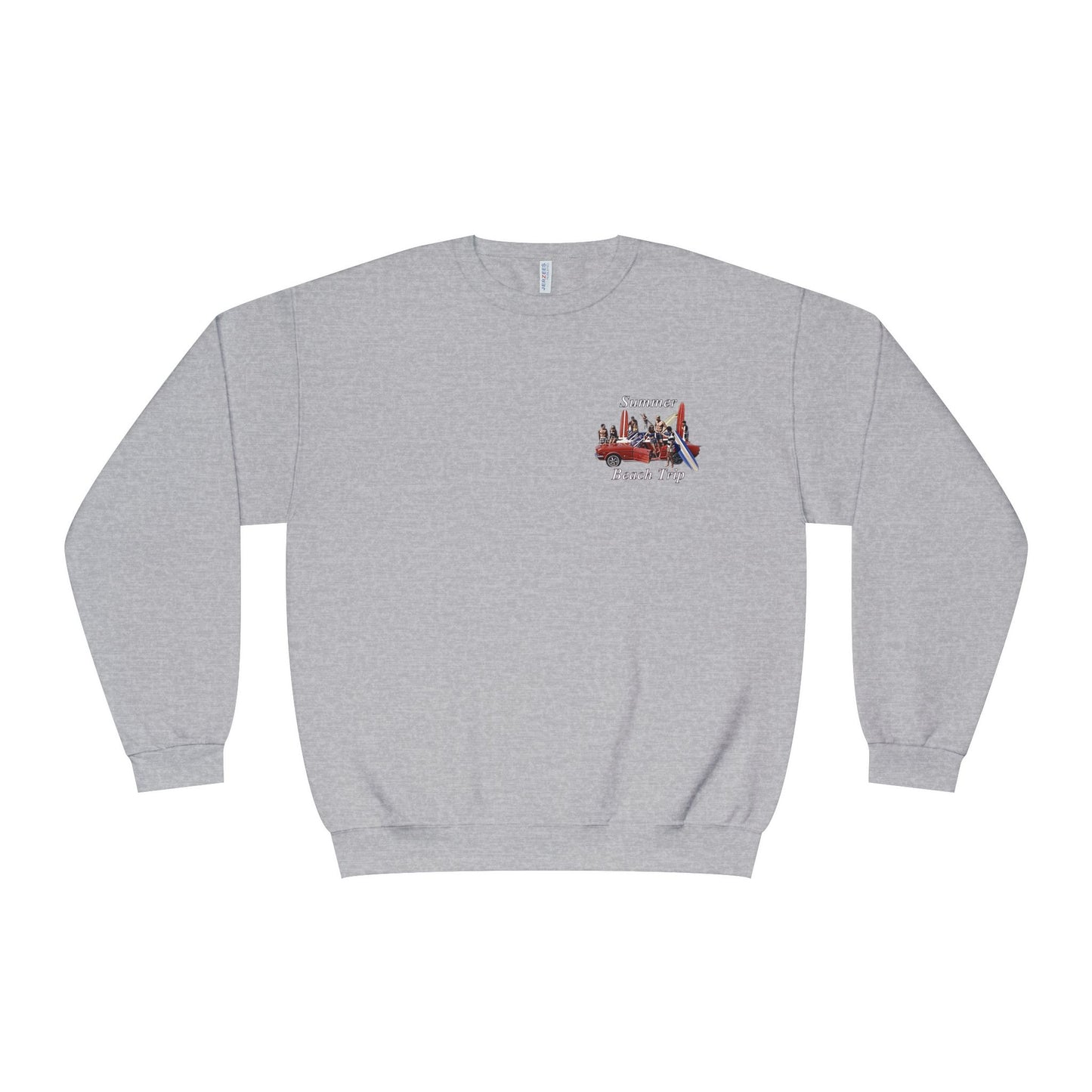 Summer Beach Trip Unisex Crewneck Sweatshirt - Retro Vacation Vibe