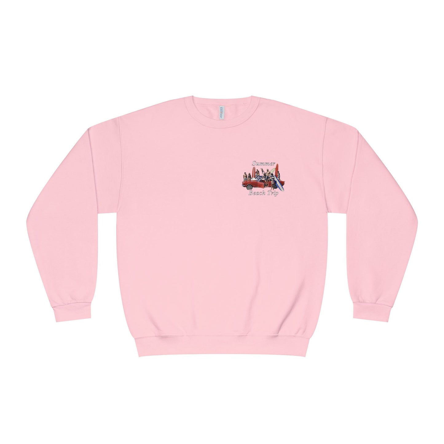 Summer Beach Trip Unisex Crewneck Sweatshirt - Retro Vacation Vibe
