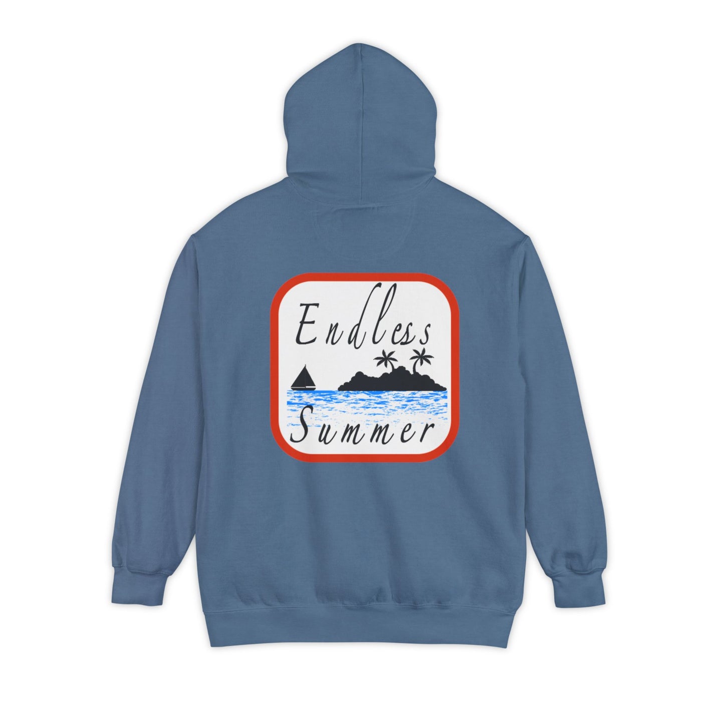 Endless Summer Hoodie - Unisex Garment-Dyed Apparel for Vacation Vibes
