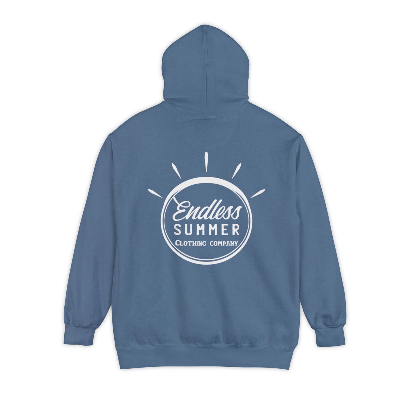 Endless Summer Unisex Hoodie - Comfortable Garment-Dyed Pullover for Relaxed Vibes