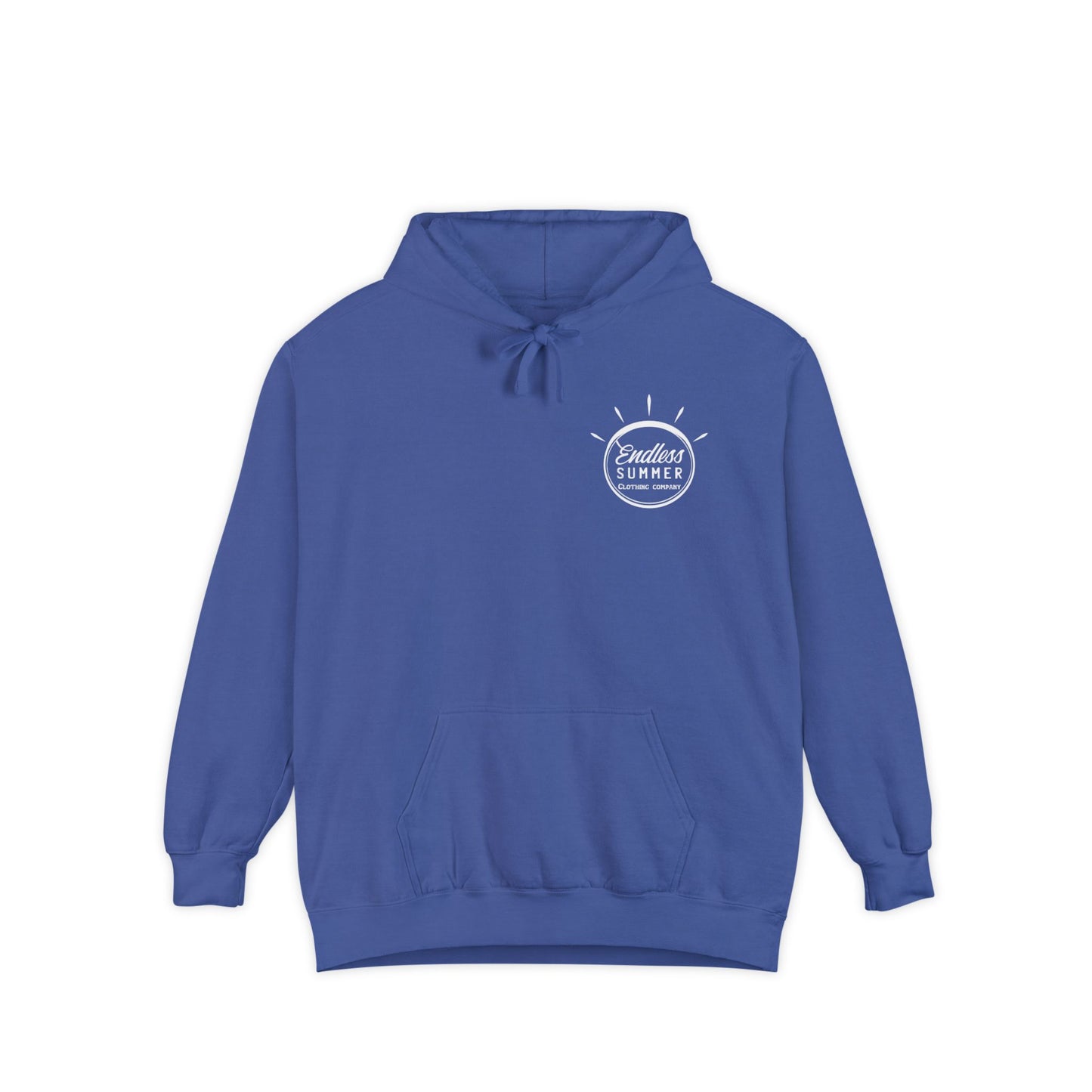 Endless Summer Unisex Hoodie - Comfortable Garment-Dyed Pullover for Relaxed Vibes