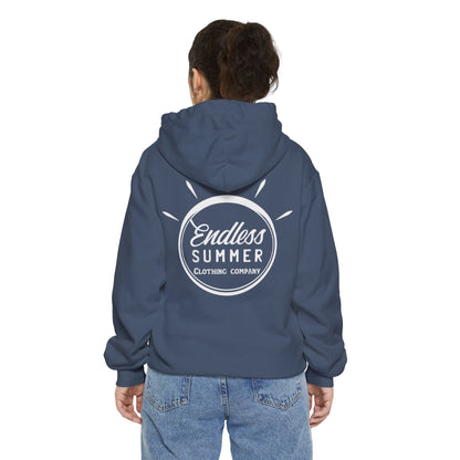 Endless Summer Unisex Hoodie - Comfortable Garment-Dyed Pullover for Relaxed Vibes