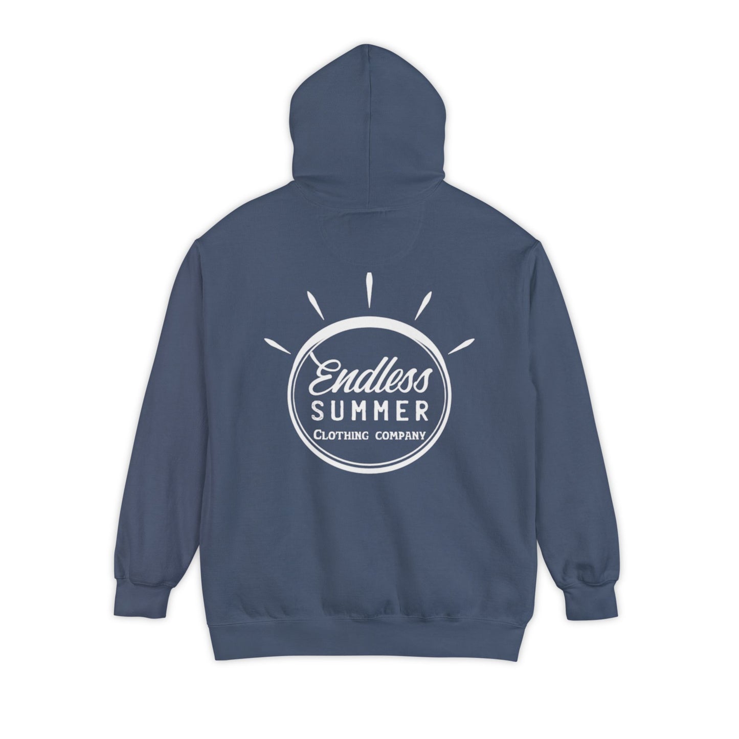 Endless Summer Unisex Hoodie - Comfortable Garment-Dyed Pullover for Relaxed Vibes