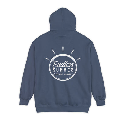 Endless Summer Unisex Hoodie - Comfortable Garment-Dyed Pullover for Relaxed Vibes