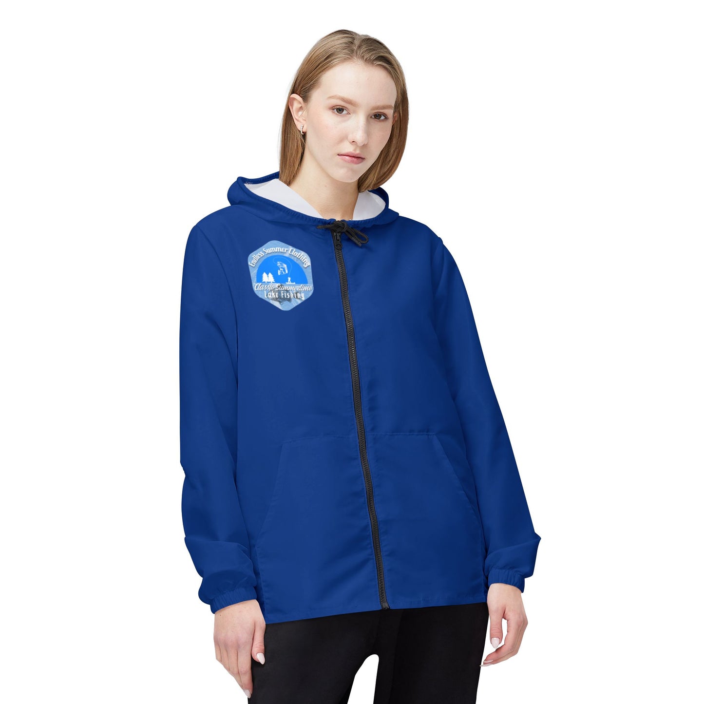 Lake Fishing Windbreaker Jacket | Outdoor Adventure Gear, Fishing Apparel, Gift for Anglers, Hiking Windbreaker, Camping Jacket