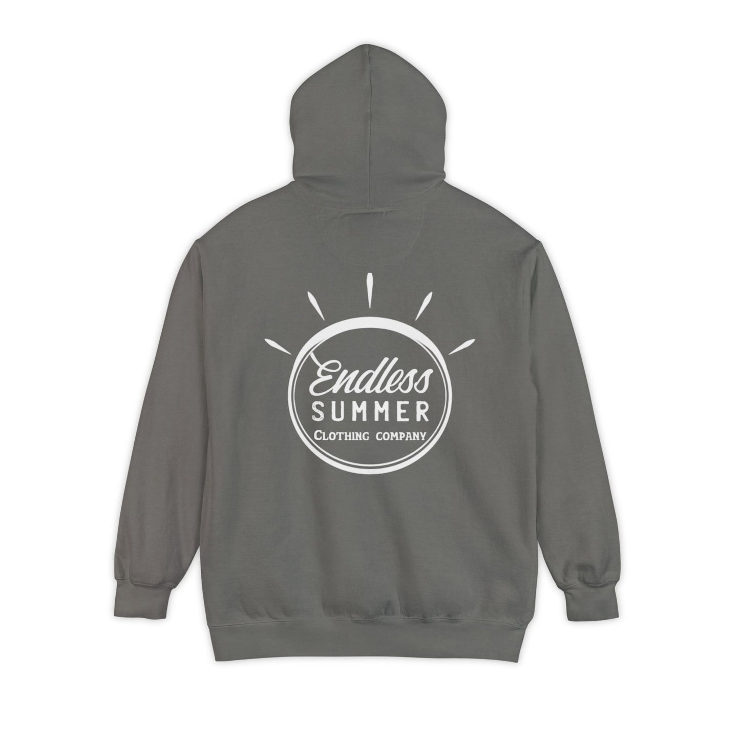 Endless Summer Unisex Hoodie - Comfortable Garment-Dyed Pullover for Relaxed Vibes