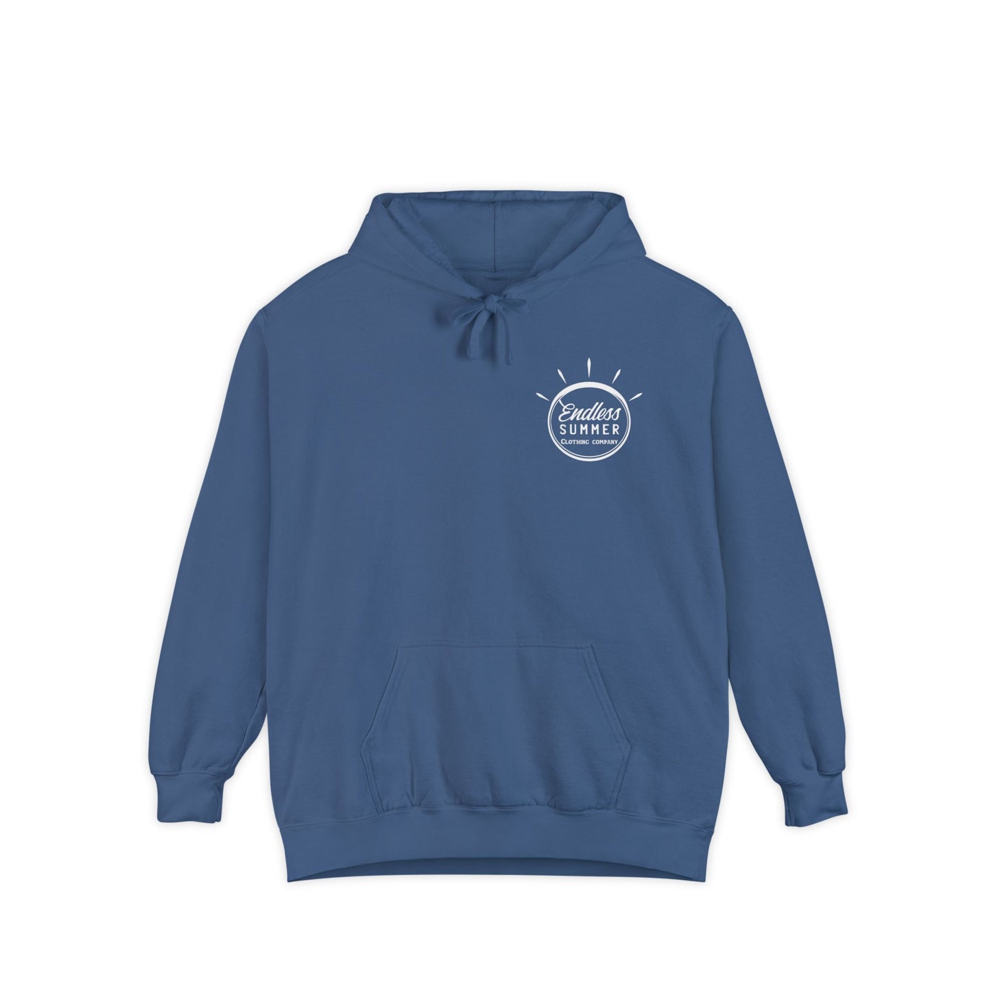 Endless Summer Unisex Hoodie - Comfortable Garment-Dyed Pullover for Relaxed Vibes