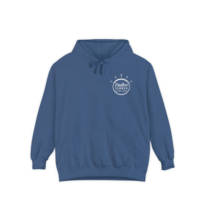 Endless Summer Unisex Hoodie - Comfortable Garment-Dyed Pullover for Relaxed Vibes