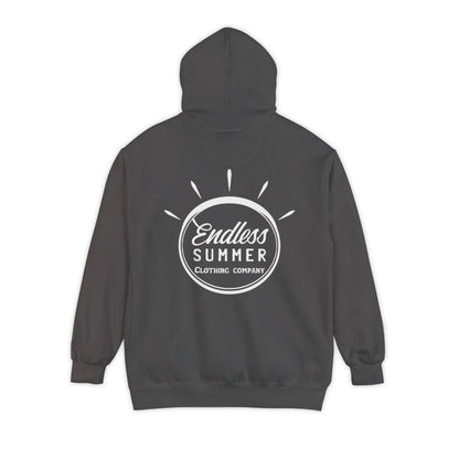 Endless Summer Unisex Hoodie - Comfortable Garment-Dyed Pullover for Relaxed Vibes