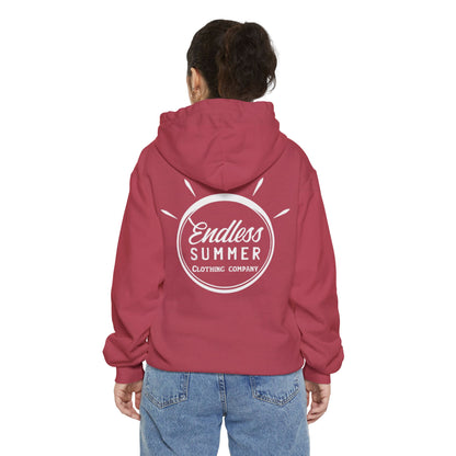 Endless Summer Unisex Hoodie - Comfortable Garment-Dyed Pullover for Relaxed Vibes