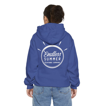 Endless Summer Unisex Hoodie - Comfortable Garment-Dyed Pullover for Relaxed Vibes