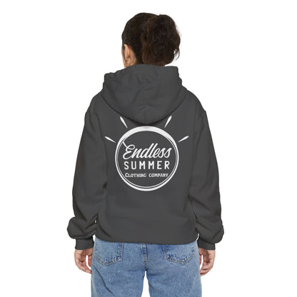 Endless Summer Unisex Hoodie - Comfortable Garment-Dyed Pullover for Relaxed Vibes