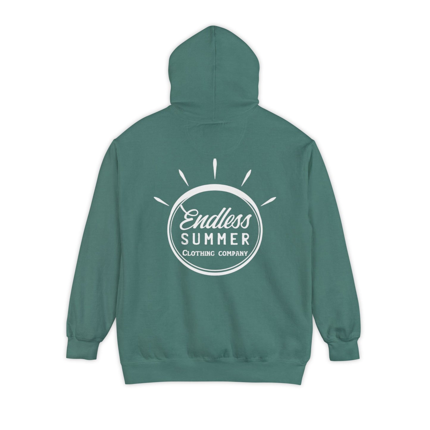 Endless Summer Unisex Hoodie - Comfortable Garment-Dyed Pullover for Relaxed Vibes
