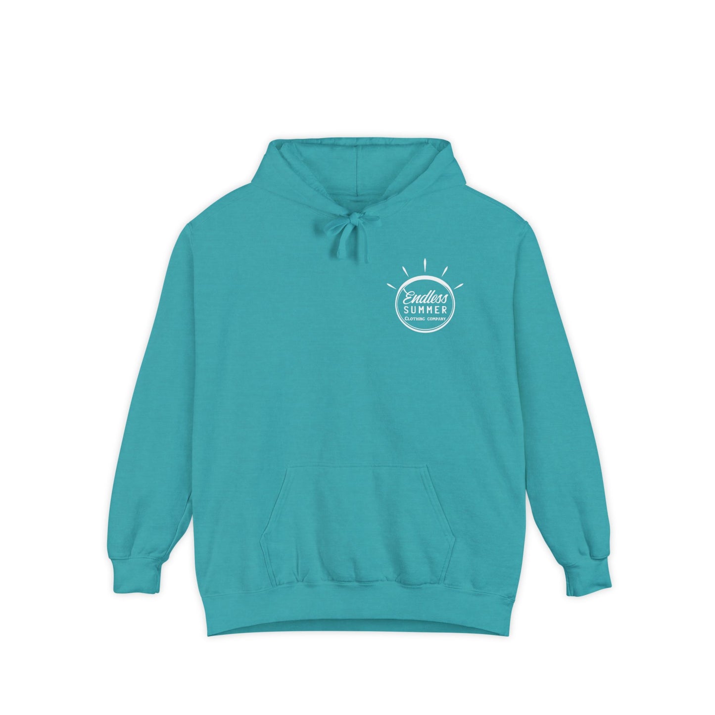 Endless Summer Unisex Hoodie - Comfortable Garment-Dyed Pullover for Relaxed Vibes