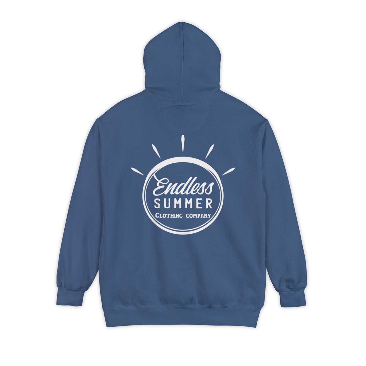 Endless Summer Unisex Hoodie - Comfortable Garment-Dyed Pullover for Relaxed Vibes