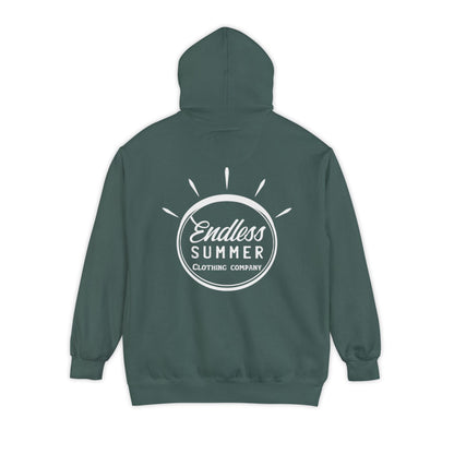 Endless Summer Unisex Hoodie - Comfortable Garment-Dyed Pullover for Relaxed Vibes